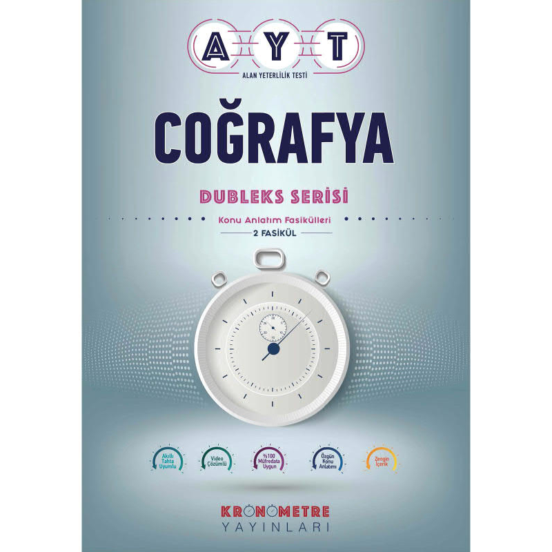 AYT COĞRAFYA DUBLEKS SERİSİ KONU ANLATIM