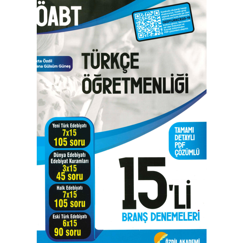 ÖABT TÜRKÇE 15'Lİ BRANŞ DENEMELERİ ÇÖZÜMLÜ