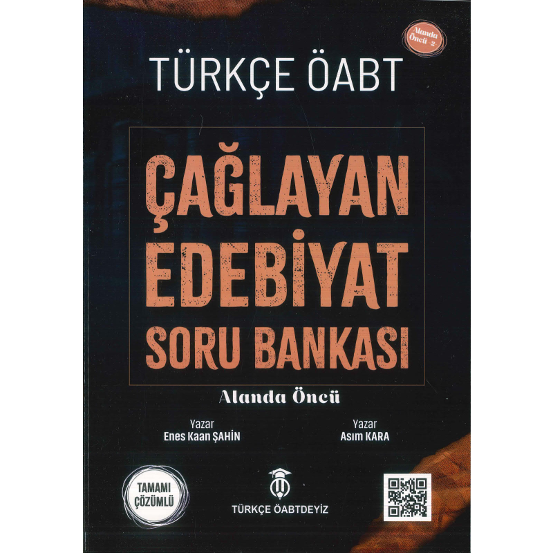 ÖABT Türkçe Öğretmenliği Çağlayan Edebiyat Soru Bankası Çözümlü Türkçe ÖABTDEYİZ