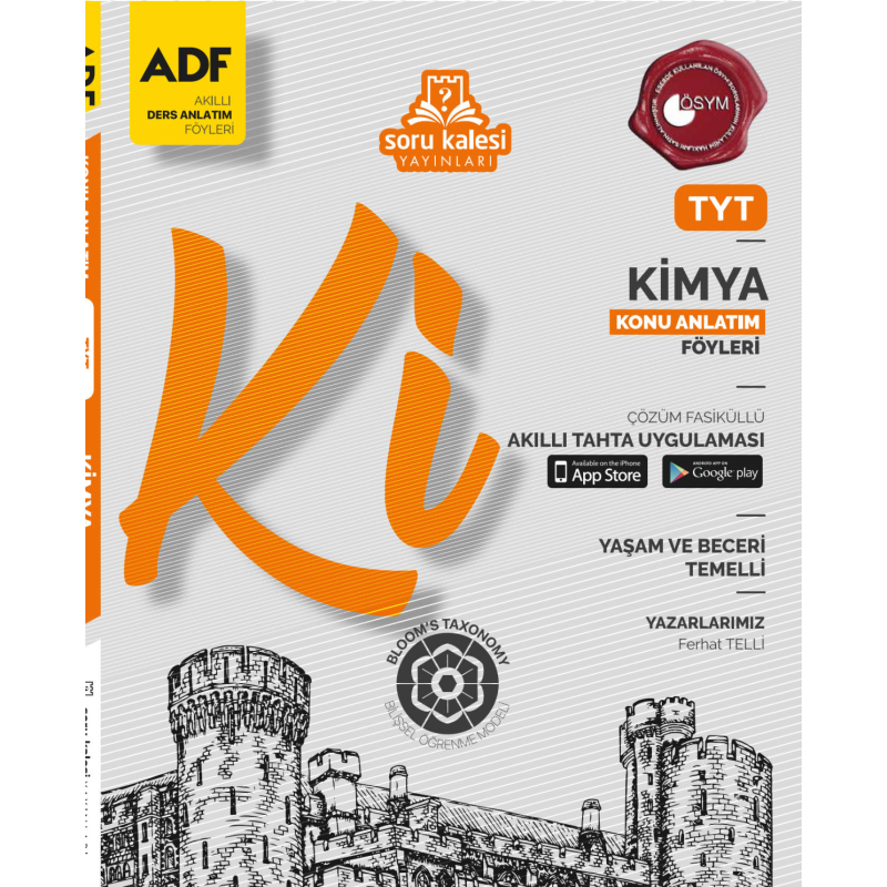 Soru Kalesi TYT Kimya Akıllı Ders Anlatım Föyleri
