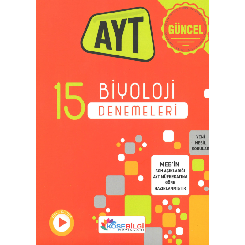 AYT 15 Biyoloji Denemeleri