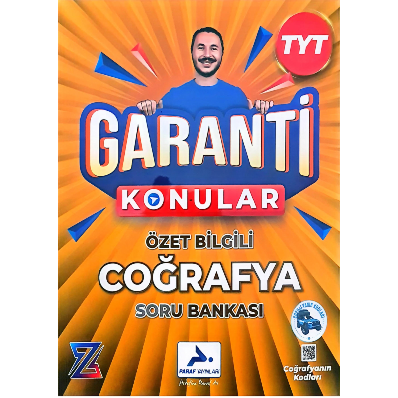 Paraf Z Takım TYT Coğrafya Garanti Konular Video Soru Bankası Yunus Turan PRF Paraf Yayınları