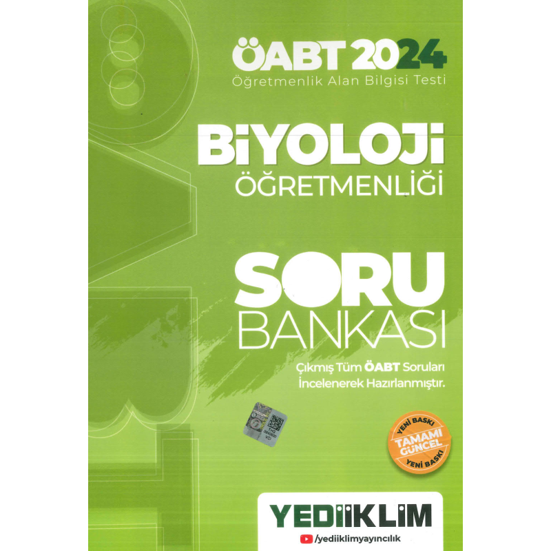 ÖABT BİYOLOJİ SORU BANKASI