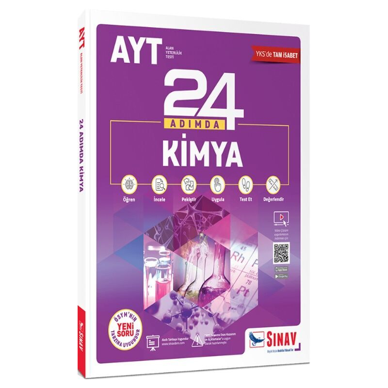 AYT Kimya 24 Adımda Konu Anlatımlı Soru Bankası Sınav Dergisi Yayınları