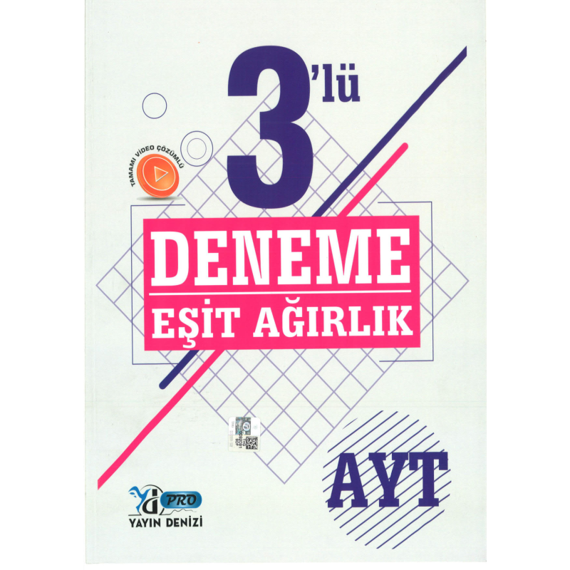 AYT Eşit Ağırlık 3 lü Deneme Video Çözümlü