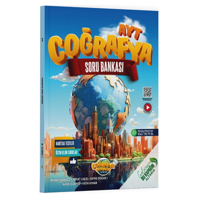 AYT Coğrafya Soru Bankası Coğrafya Gurmesi Yayınları