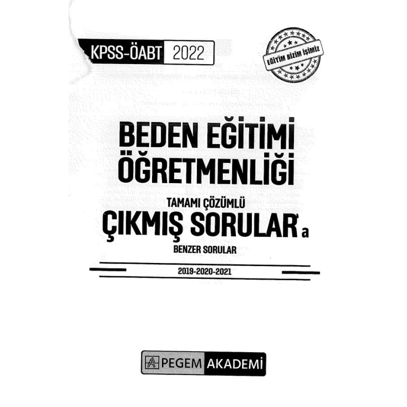 TAMAMI ÇÖZÜMLÜ ÇIKMIŞ SORULAR'A BENZER SORULAR (2019-2021)