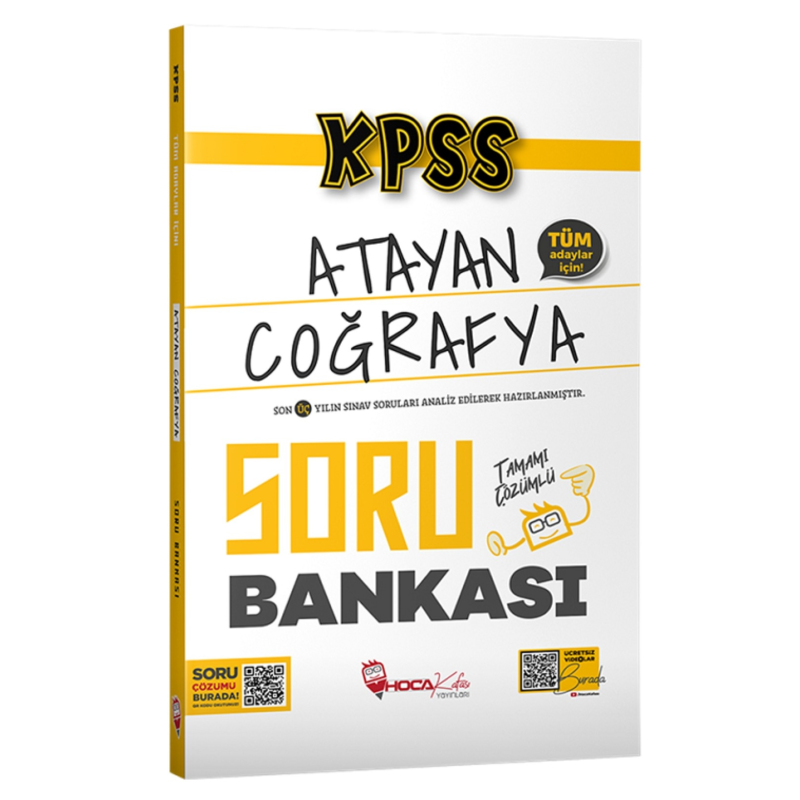 KPSS Coğrafya Atayan Soru Bankası Hoca Kafası