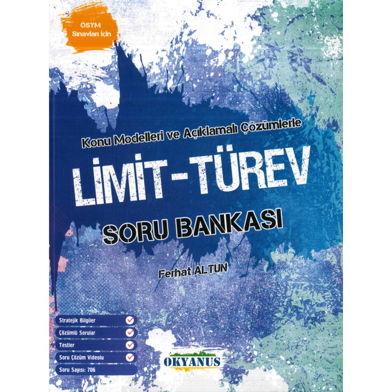 TYT-AYT LİMİT-TÜREV AÇIKLAMALI ÇÖZÜMLÜ SORU BANKASI