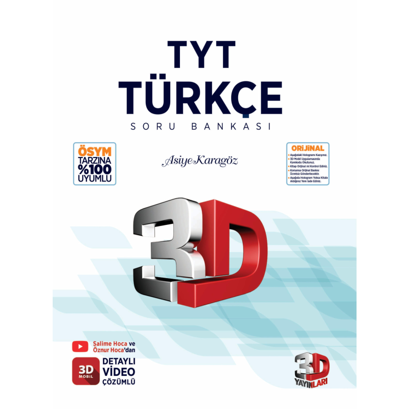 3D TYT TÜRKÇE SORU BANKASI
