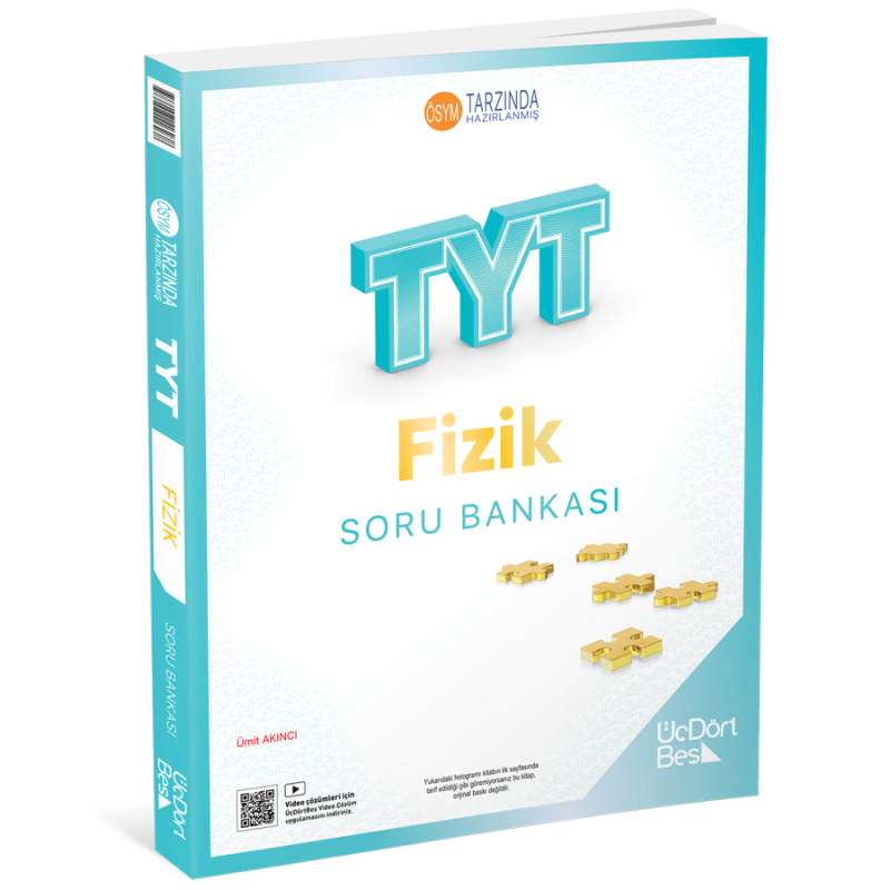 2026 TYT Fizik Soru Bankası Üç Dört Beş Yayınları