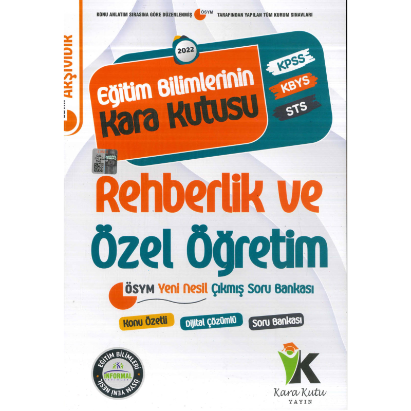 REHBERLİK VE ÖZEL ÖĞRETİM KONU ÖZETLİ DİJİTAL ÇÖZ. SORU BANKASI