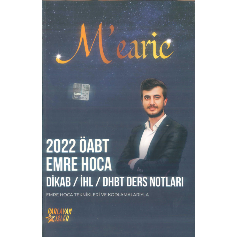 MEARİC EMRE HOCA TEKNİKLERİ VE KODLAMARIYLA DİKAB/İHL/DHBT DERS NOLARI