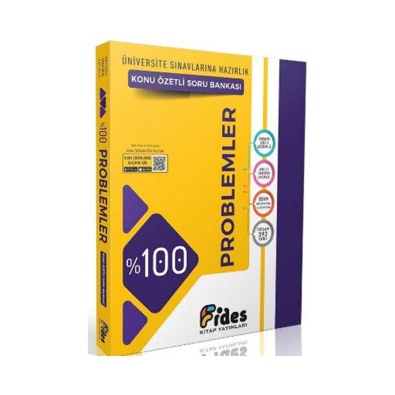 Tüm ÖSYM Sınavlarına Hazırlık %100 Problemler Konu Özetli Soru Bankası Fides Yayınları
