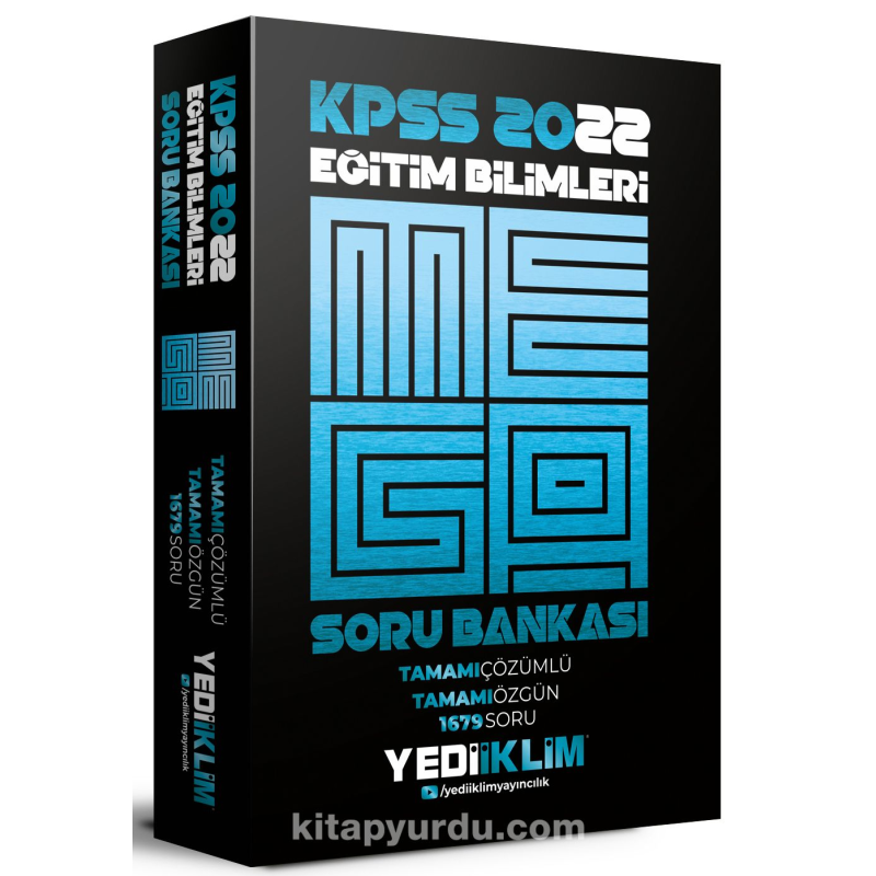 2022 KPSS Eğitim Bilimleri Mega Tamamı Çözümlü Soru Bankası 1679 Soru