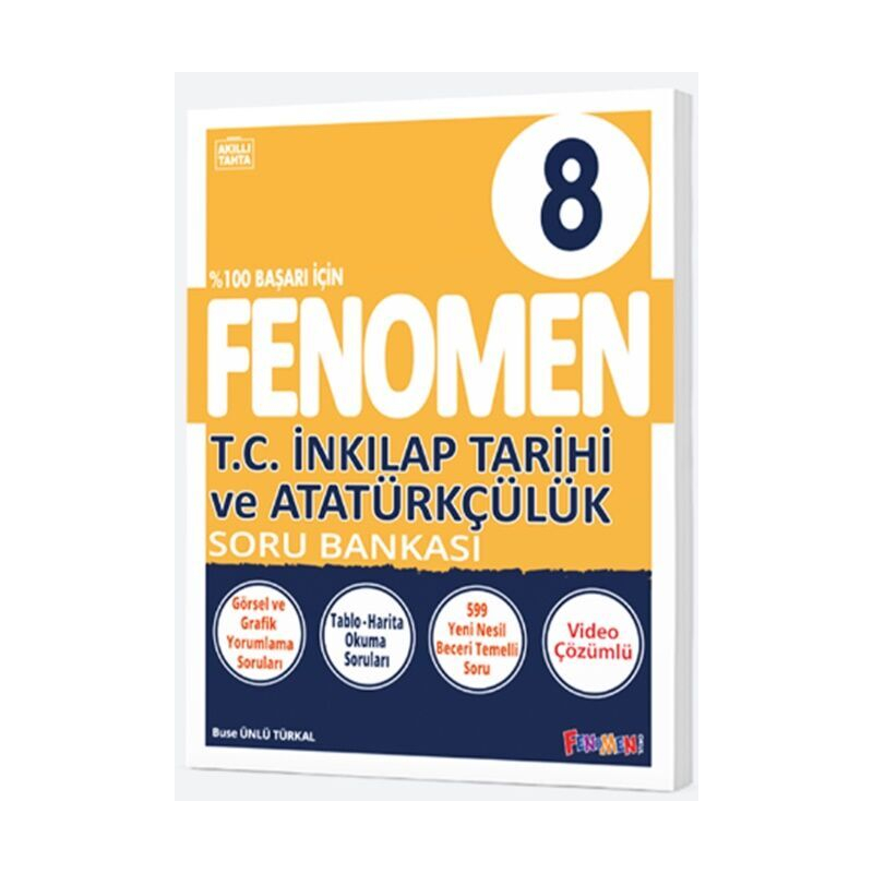 8. Sınıf T.C. İnkılap Tarihi ve Atatürkçülük Fenomen Soru Bankası Fenomen Kitap