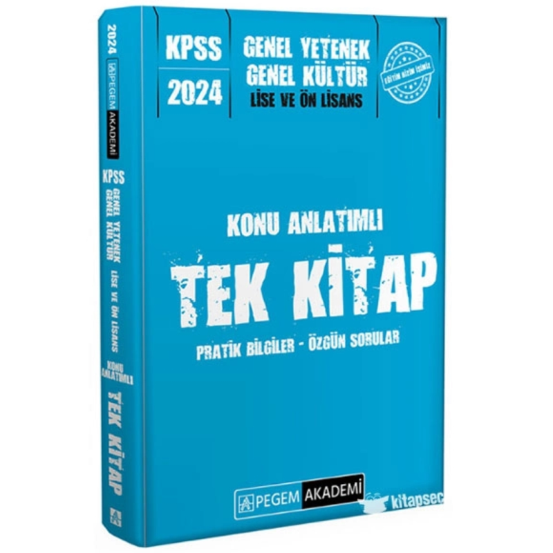 Konu Anlatımlı Tek Kitap