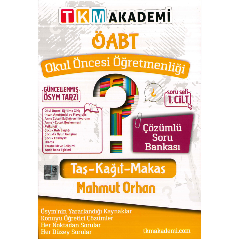 TAŞ-KAĞIT-MAKAS ÇÖZÜMLÜ SORU BANKASI 1. CİLT