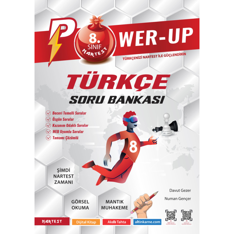 8. Sınıf Türkçe Power Up Soru Bankası Nartest Yayınları
