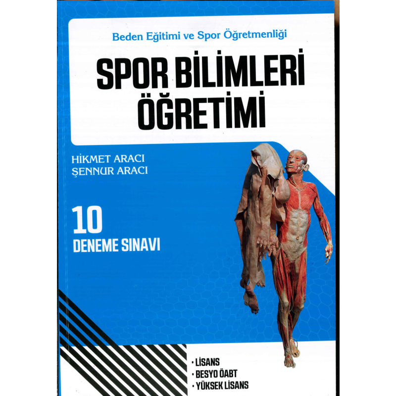 SPOR BİLİMLERİ ÖĞRETİMİ 10 DENEME SINAVI