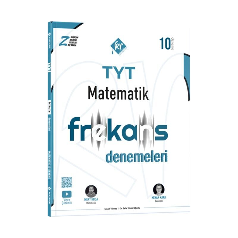 2025 TYT Matematik 10'lu Frekans Denemeleri KR Akademi Yayınları