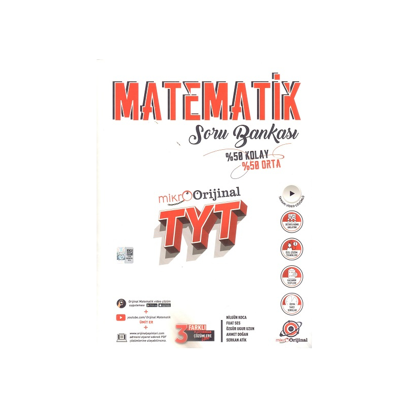 TYT Matematik Mikro Soru Bankası Orijinal Yayınları