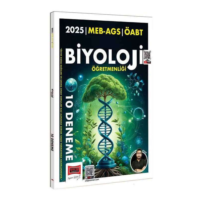 2025 MEB AGS ÖABT Biyoloji Öğretmenliği 10 Deneme Yargı Yayınları
