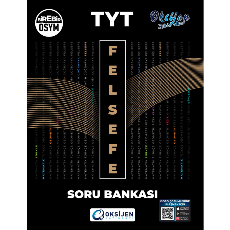 TYT Felsefe Soru Bankası Oksijen Yayınları