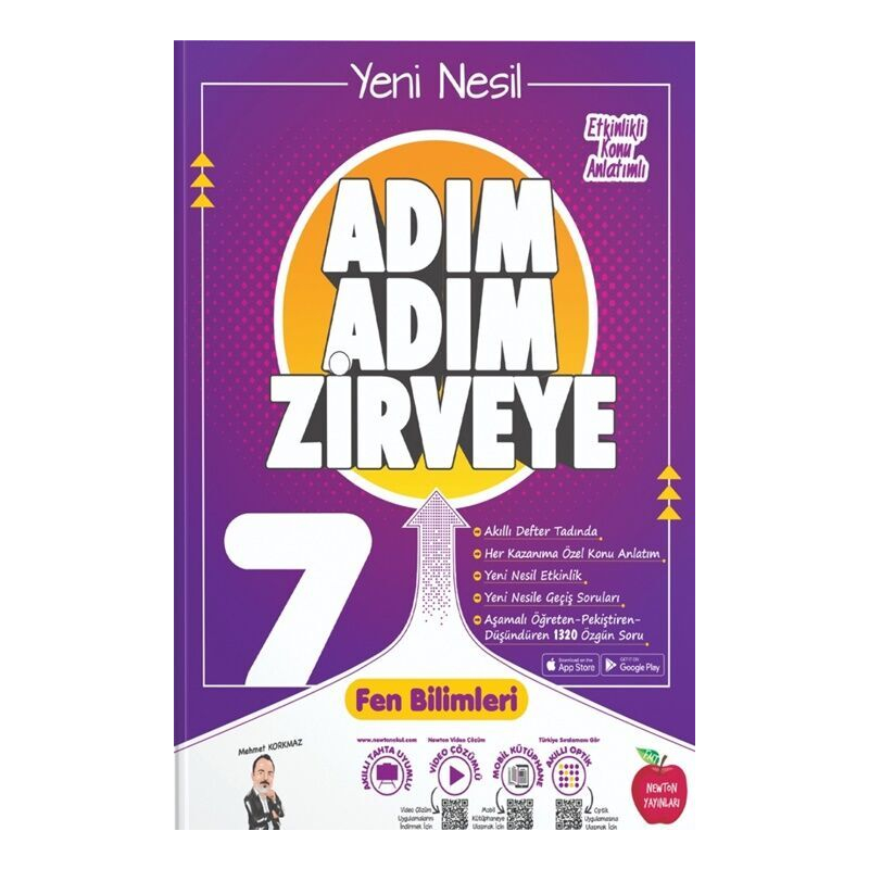 7. Sınıf Fen Bilimleri Adım Adım Zirveye Soru Bankası Newton Yayınları