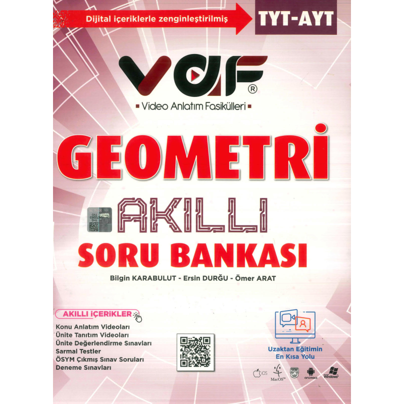 TYT AYT Geometri Soru Bankası Vaf Yayınları