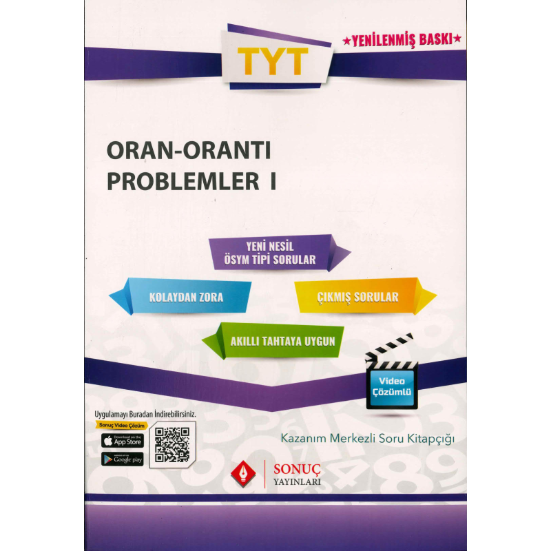 TYT ORAN ORANTI PROBLEMLER 1 SORU KİTAPÇIĞI