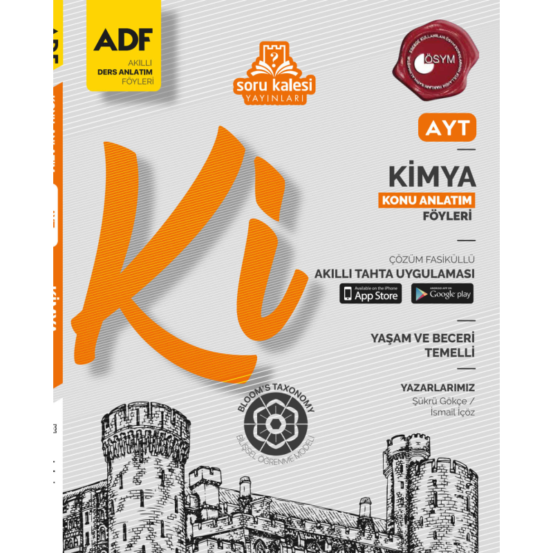 AYT Kimya Konu Anlatım Föyleri Soru Kalesi Yayınları