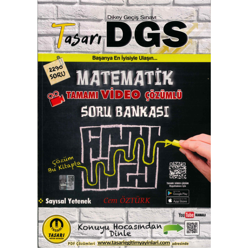 DGS MATEMATİK TAMAMI ÇÖZÜMLÜ SORU BANKASI 2290 SORU