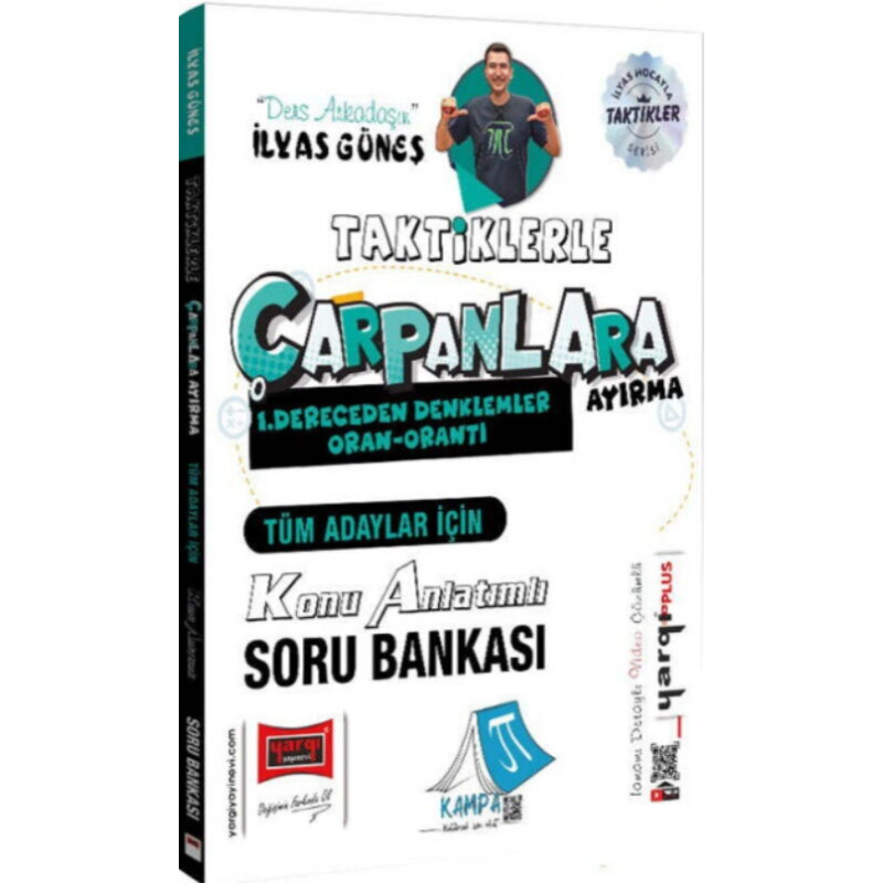 Tüm Adaylar İçin Taktiklerle Çarpanlara Ayırma Konu Anlatımlı Soru Bankası Yargı Yayınları