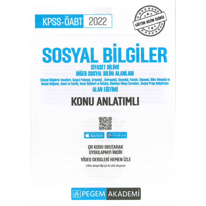 SOSYAL BİLGİLER SİYASET BİLİMİ - DİĞER SOSYAL BİLİM ALANLARI KONU ANLATIMLI