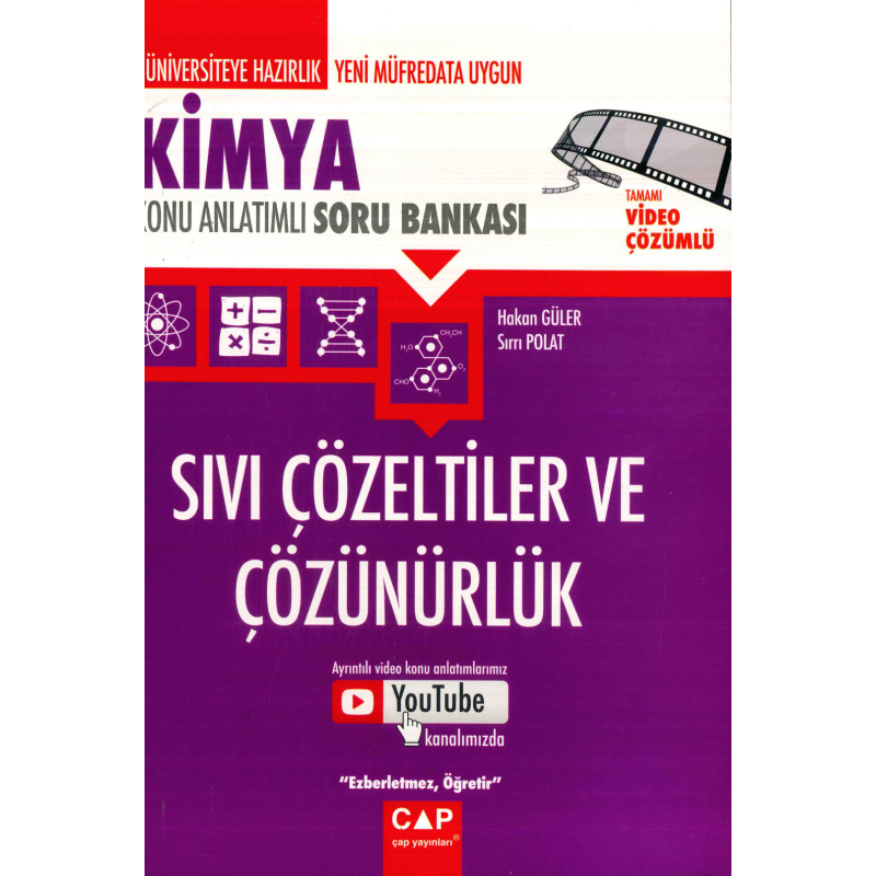 KİMYA SIVI ÇÖZELTİLER VE ÇÖZÜNÜRLÜK KONU ANLATIMLI SORU BANKASI