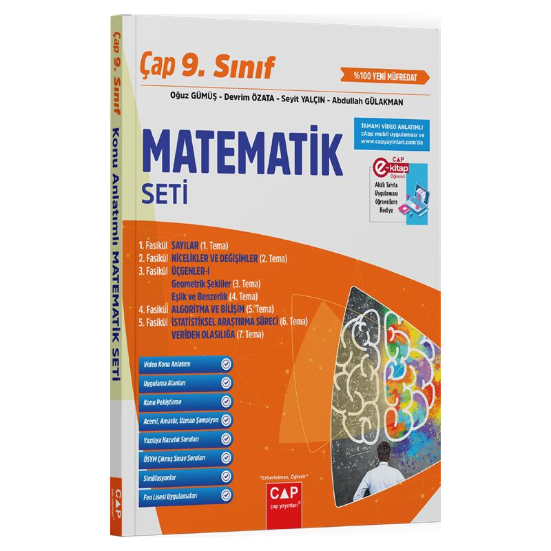 9. Sınıf Matematik Seti Çap Yayınları