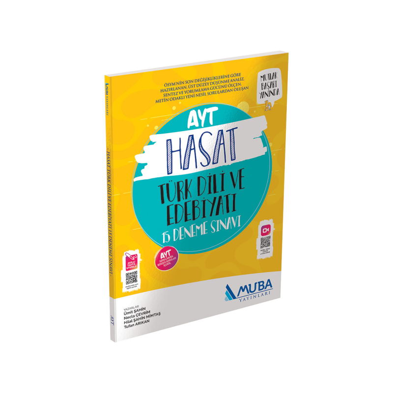 AYT Türk Dili ve Edebiyatı Hasat 15 Deneme Sınavı Muba Yayınları