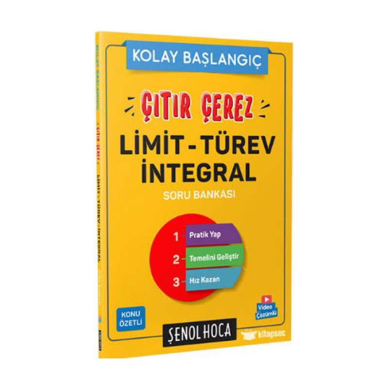 Kolay Başlangıç Çıtır Çerez Limit Türev İntegral Şenol Hoca