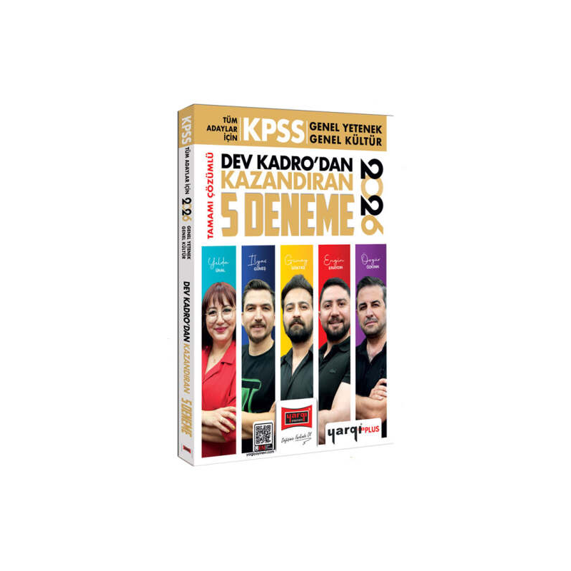 2026 KPSS Tüm Adaylar İçin Tamamı Çözümlü Dev Kadrodan Kazandıran 5 Deneme Yargı Yayınları