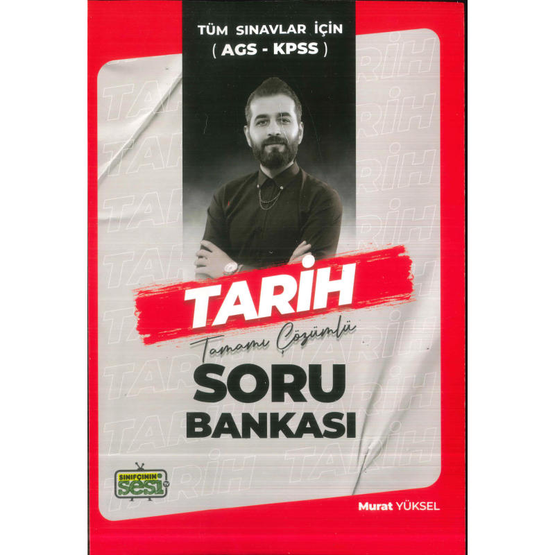 Sınıfçının Sesi KPSS MEB-AGS Tarih Soru Bankası Çözümlü