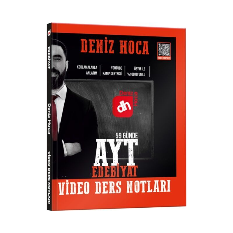 Deniz Hoca 59 Günde AYT Edebiyat Video Ders Notlar Kr Akademi Yayınları