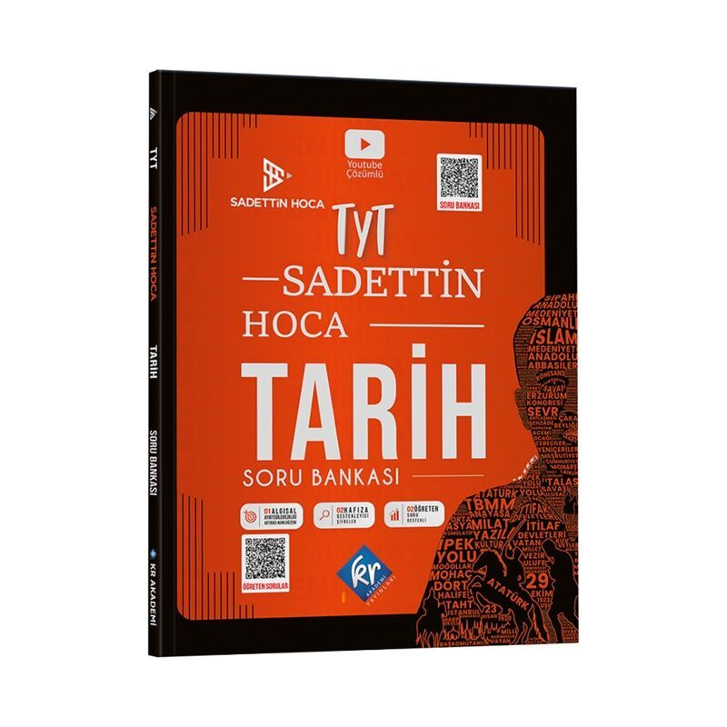Sadettin Hoca TYT Tarih Soru Bankası KR Akademi