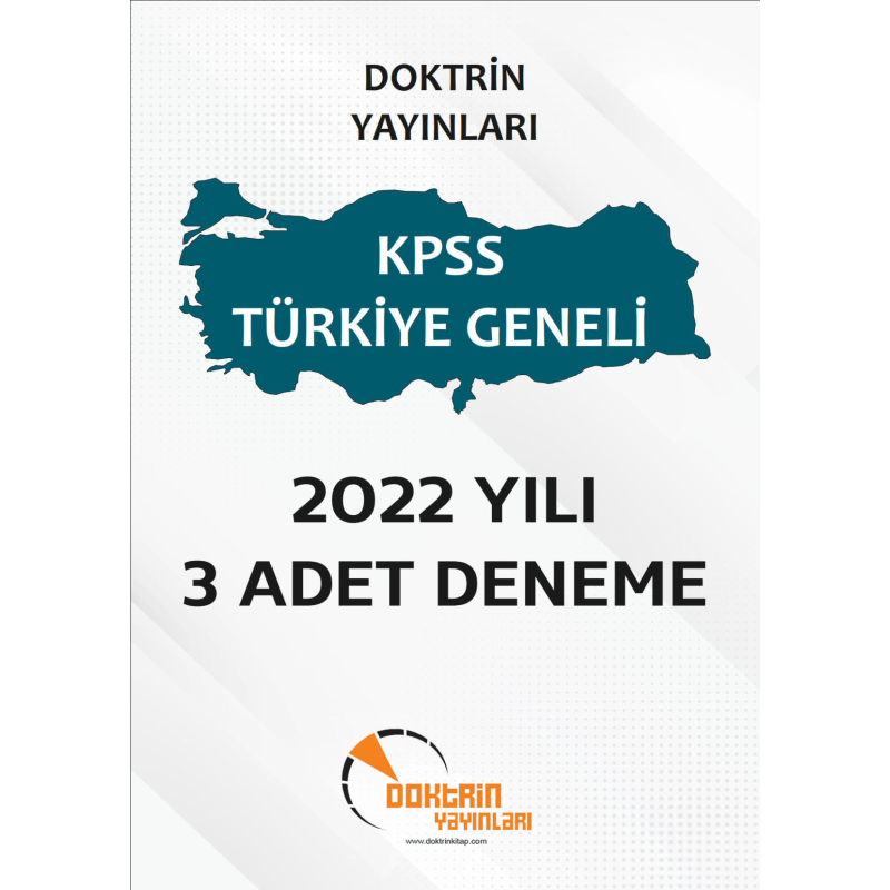 DOKTRİN 3 ADET DENEME