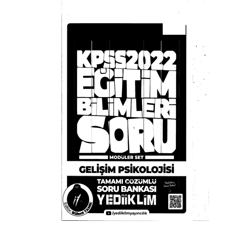 2022 KPSS Gelişim Psikolojisi Soru Bankası Modüler Set