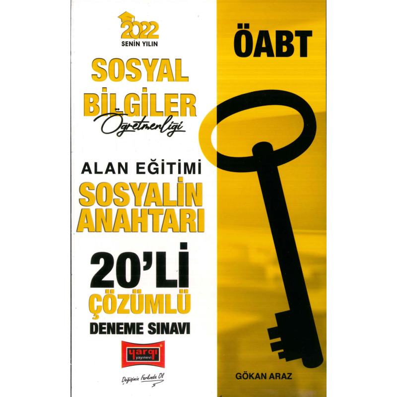 ALAN EĞİTİMİ SOSYALİN ANAHTARI 20'Li ÇÖZÜMLÜ DENEME