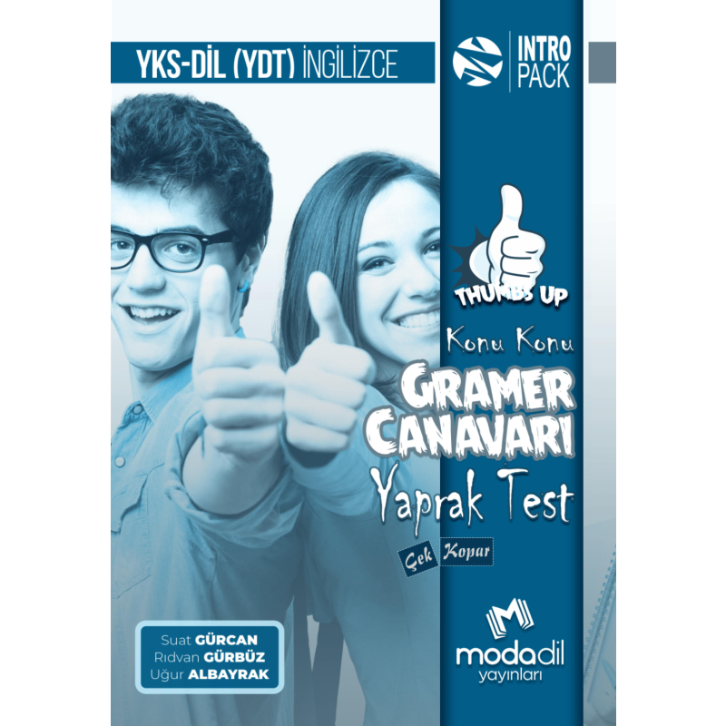 YKS DİL Intropack Gramer Canavarı Yaprak Test Modadil Yayınları