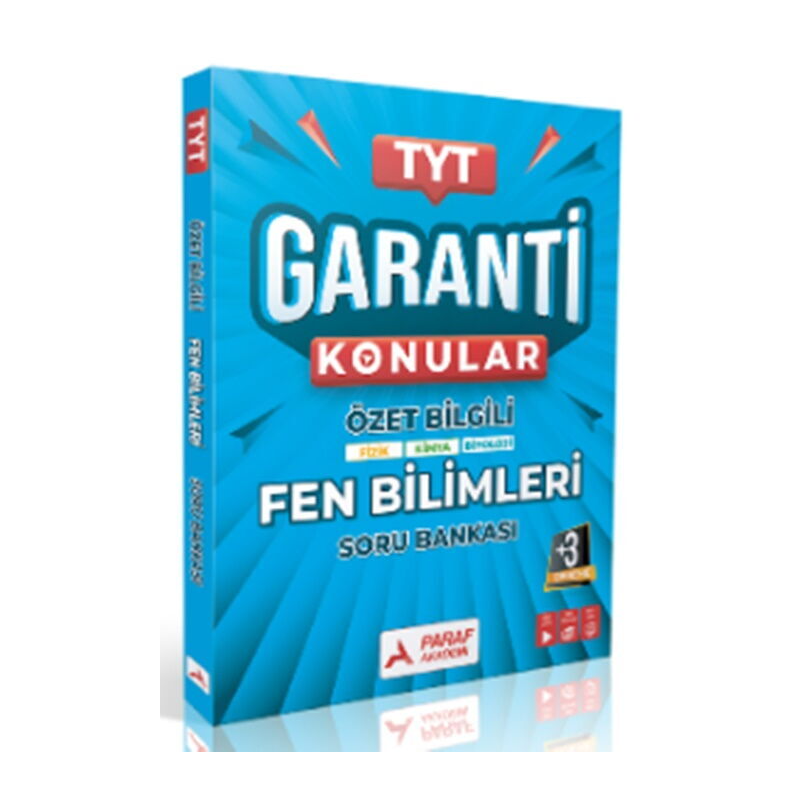 TYT Fen Bilimler Garanti Konular Soru Bankası Paraf Yayınları