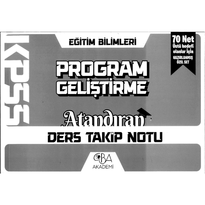 PROGRAM GELİŞTİRME ATANDIRAN DERS TAKİP NOTU