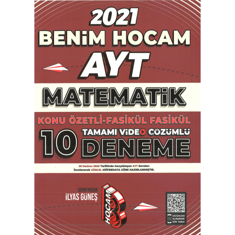2021 AYT Matematik Konu Özetli Fasikül Fasikül Tamamı Video Çözümlü 10 Deneme Sınavı